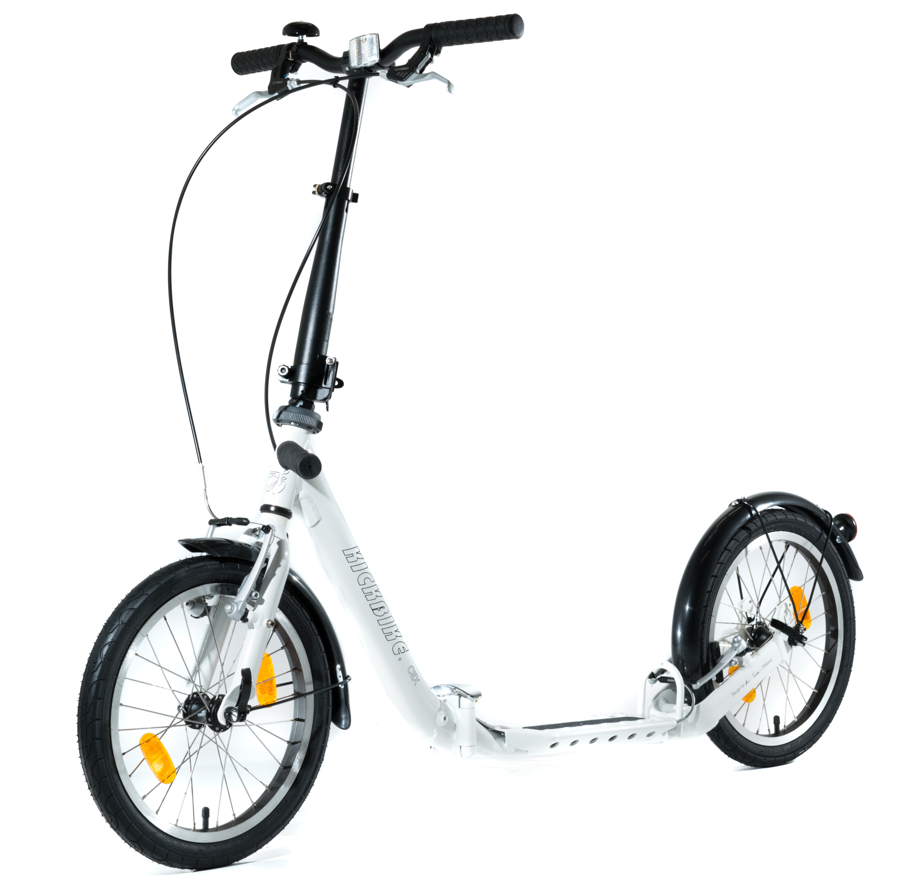 Trottinette Adulte Bibee Pump - Grande Roue Pliable Avec Suspension Et Béquille